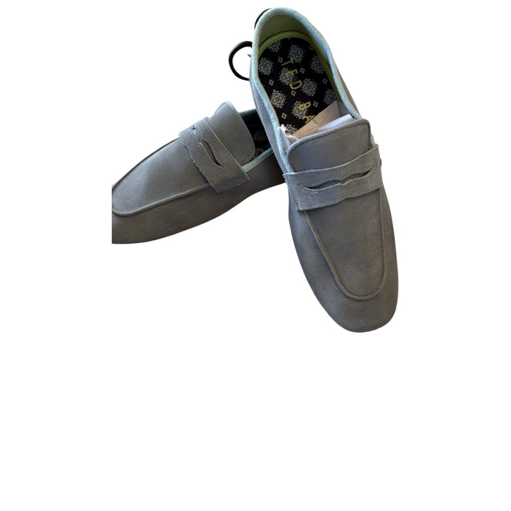 Ted Baker Men's Sued Shoes Size 12 Grey Suede Excellent Condition Worn Once